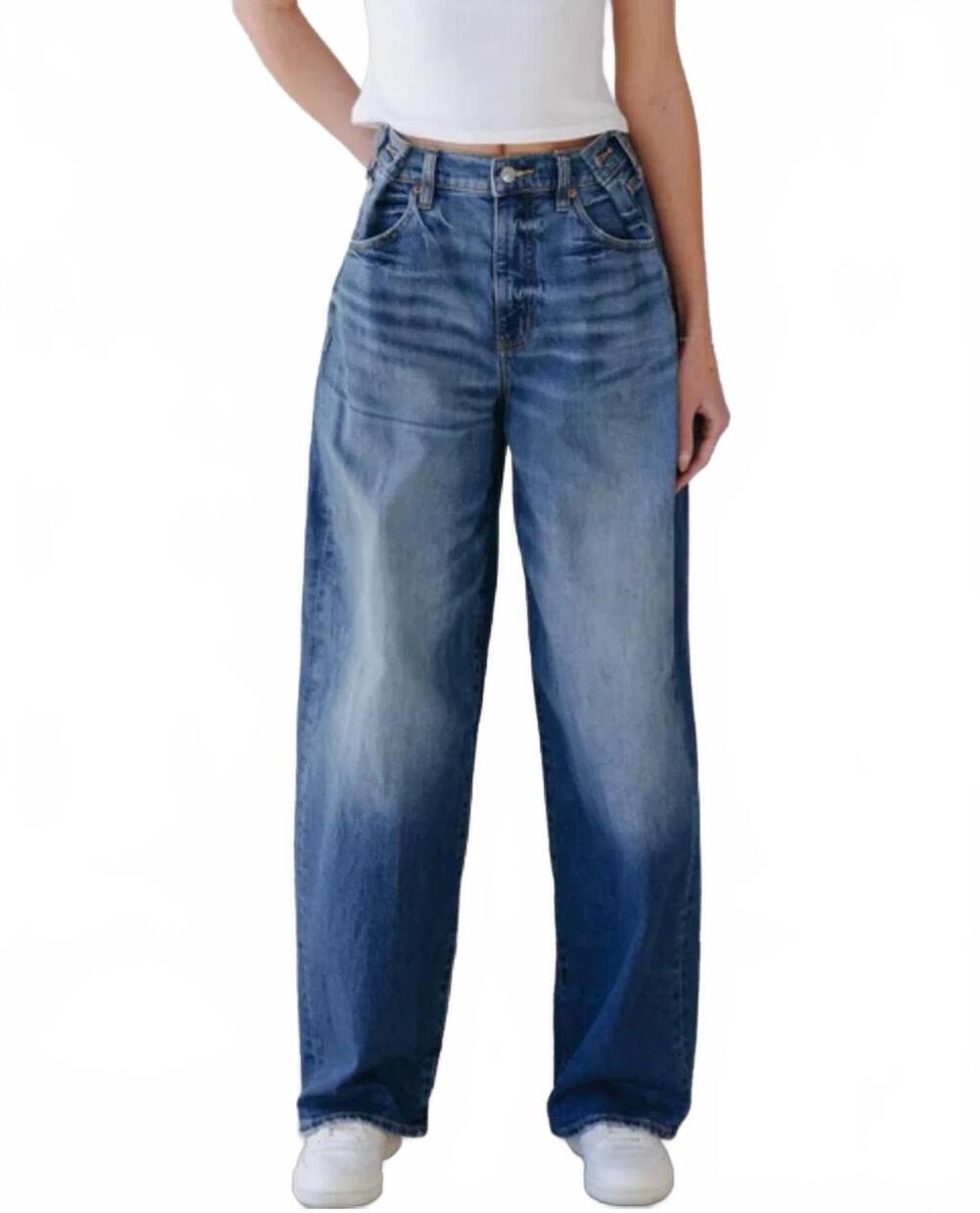 NEW DAZE women's highland extreme baggy pants in blue